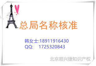 總局核名的范圍、要求及北京順興捷知識產權服務解析